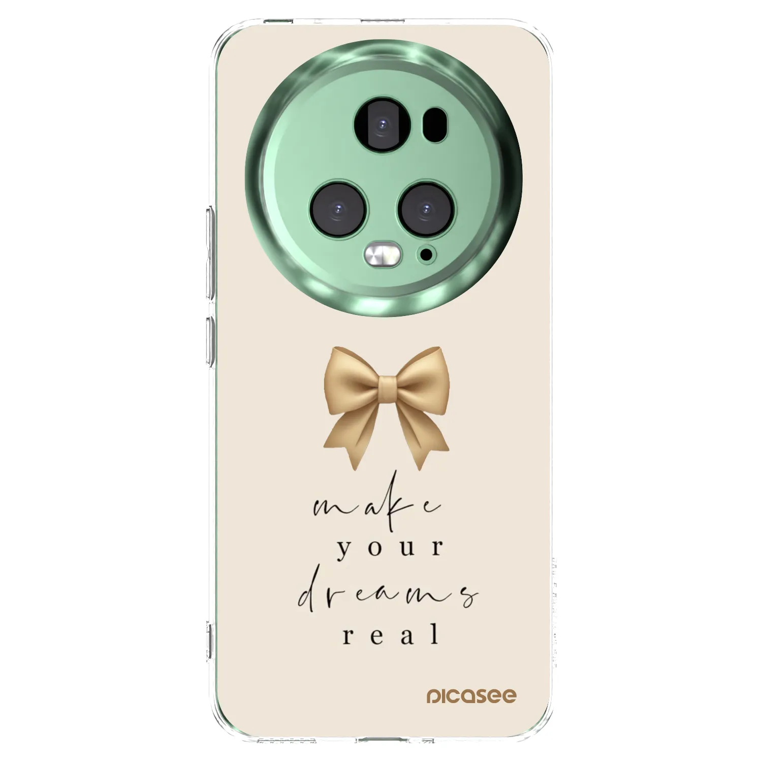 Picasee διαφανής θήκη σιλικόνης Honor Magic5 Pro - Golden Dream