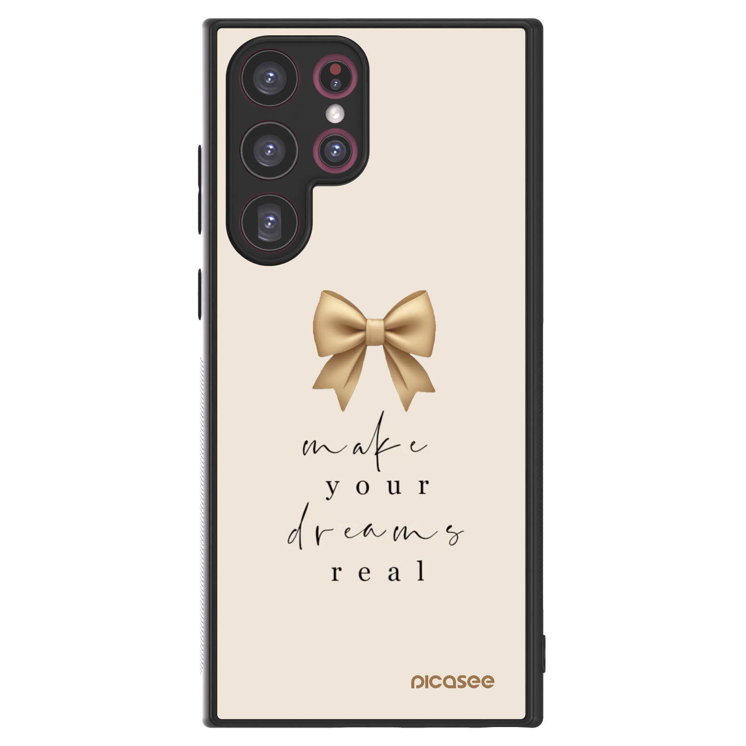 Picasee ULTIMATE CASE PowerShare για Samsung Galaxy S22 Ultra 5G - Golden Dream