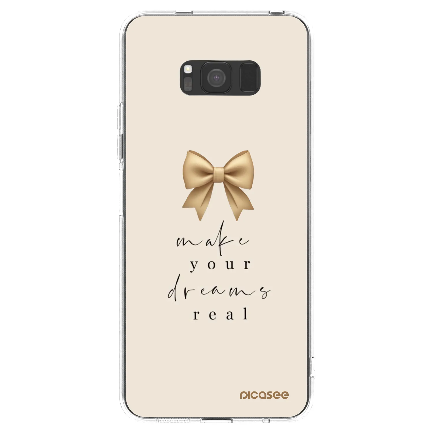 Picasee διαφανής θήκη σιλικόνης Samsung Galaxy S8 G950F - Golden Dream