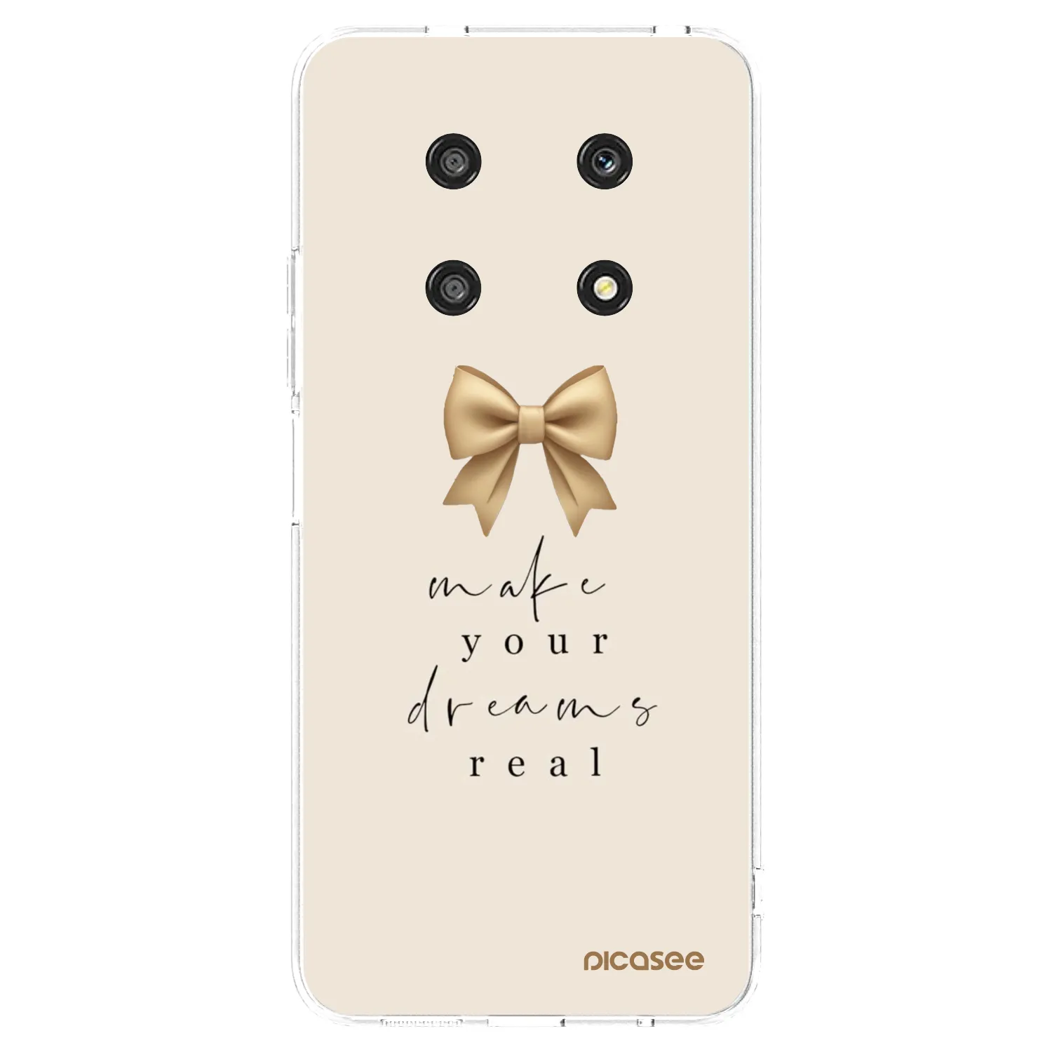 Picasee διαφανής θήκη σιλικόνης Honor Magic4 Lite 5G - Golden Dream