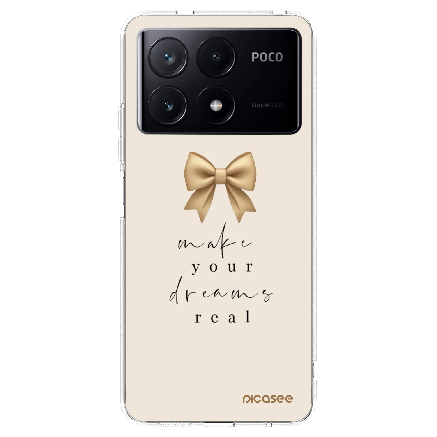 Picasee διαφανής θήκη σιλικόνης Xiaomi Poco X6 Pro - Golden Dream