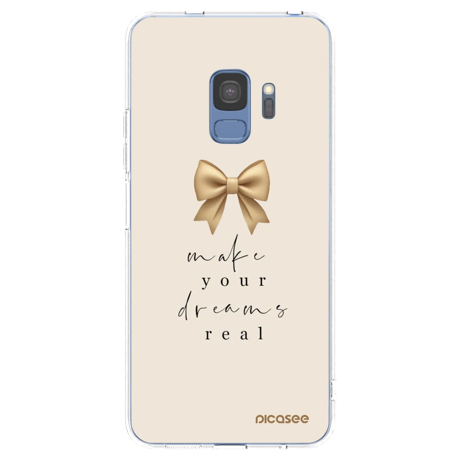 Picasee διαφανής θήκη σιλικόνης Samsung Galaxy S9 G960F - Golden Dream
