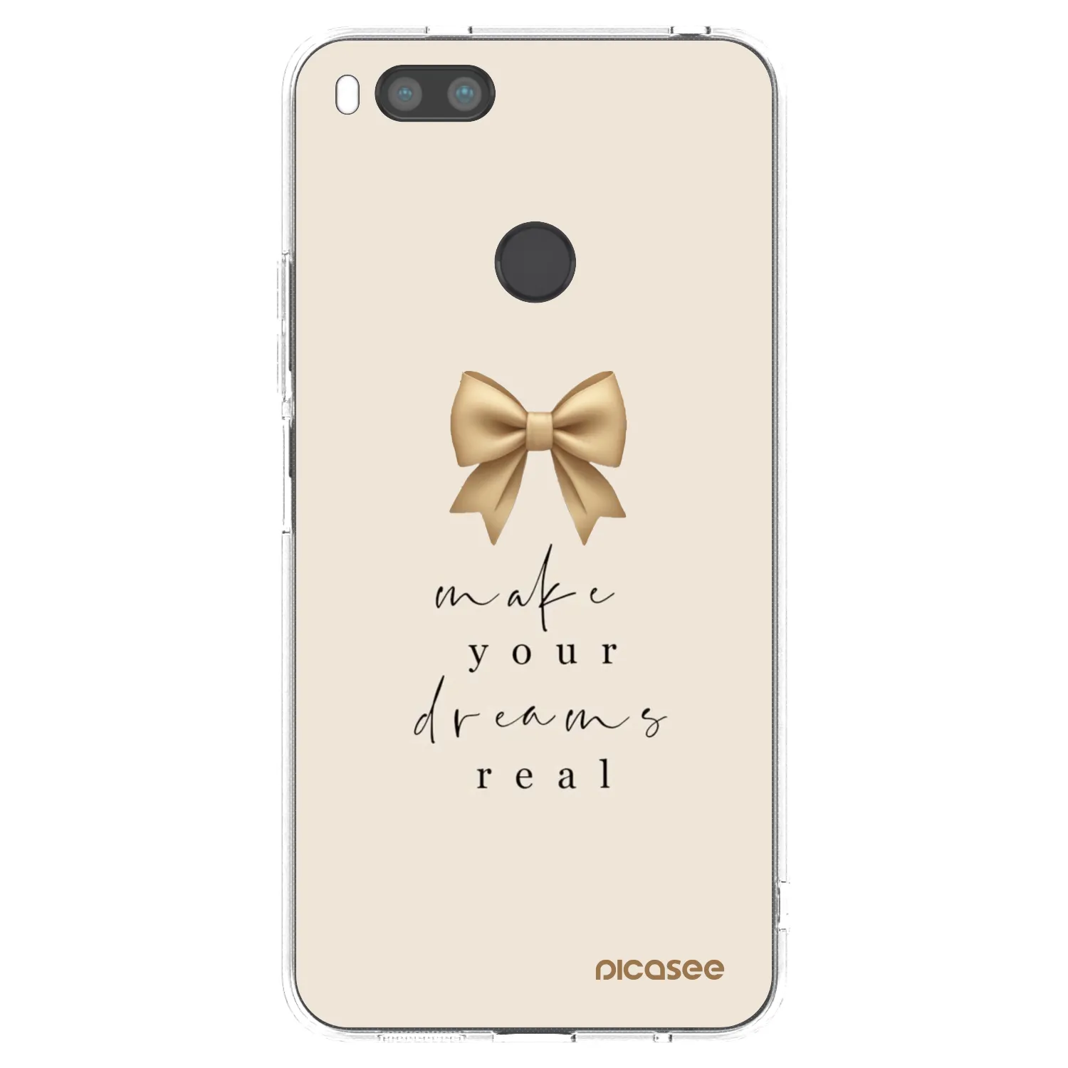 Picasee διαφανής θήκη σιλικόνης Xiaomi Mi A1 Global - Golden Dream