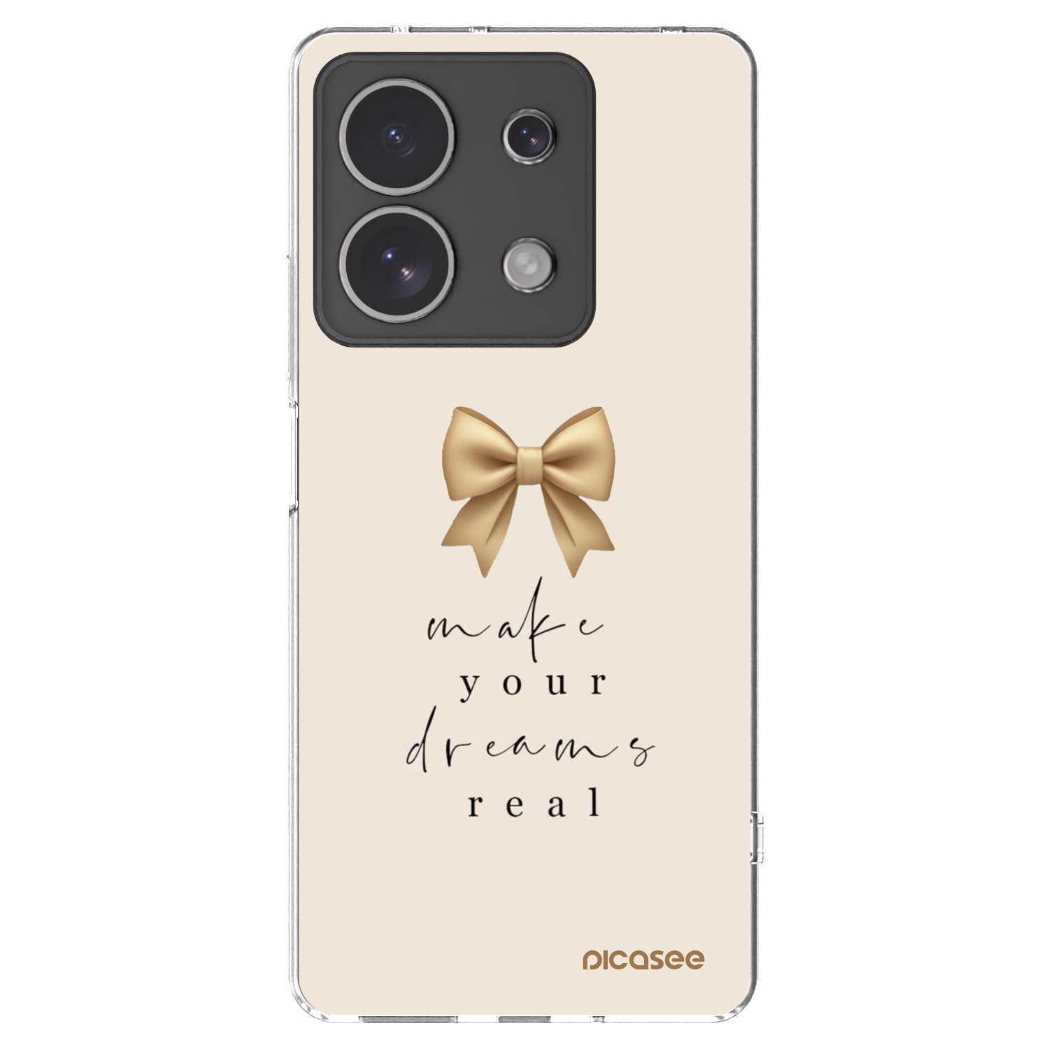 Picasee διαφανής θήκη σιλικόνης Xiaomi Redmi Note 13 4G - Golden Dream
