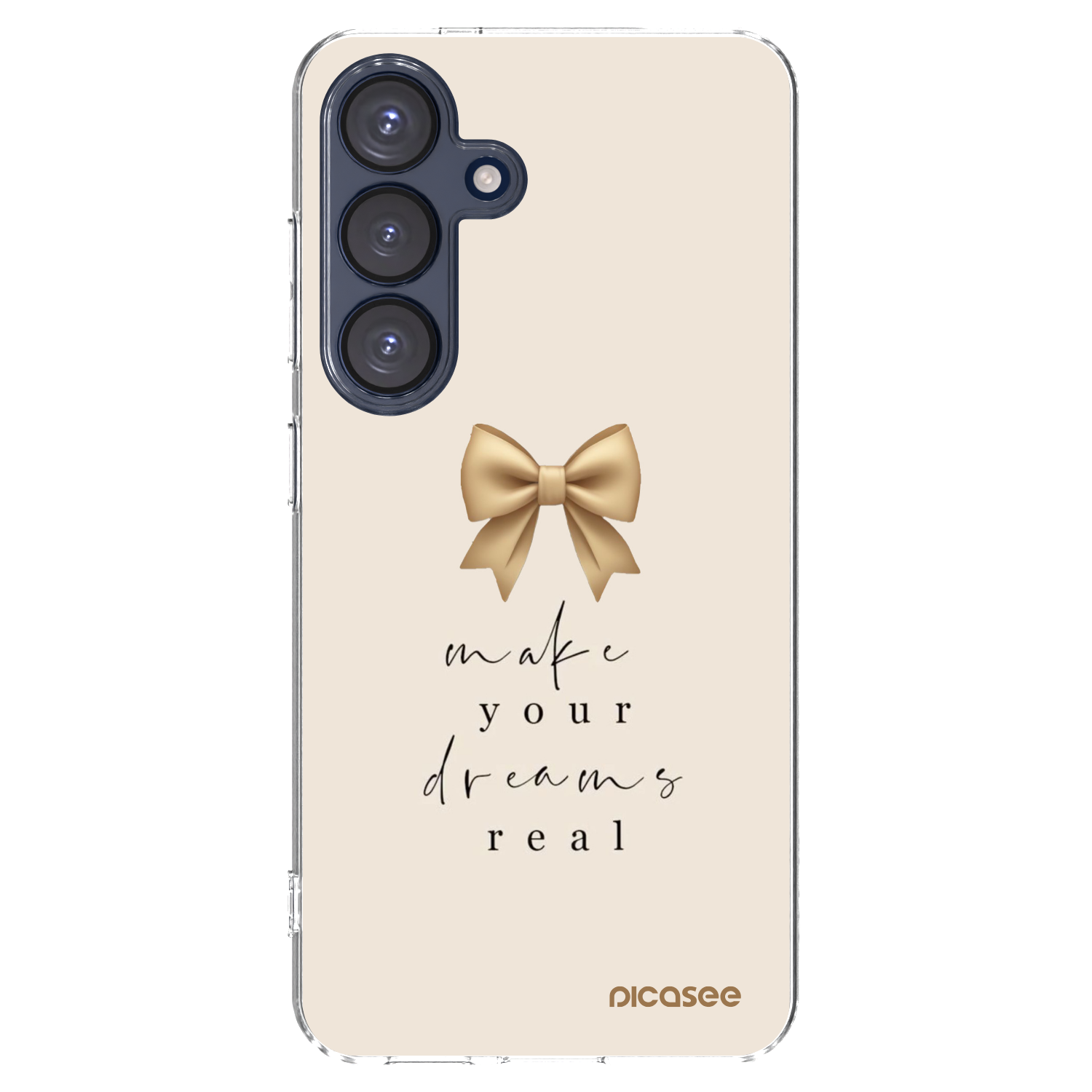 Picasee διαφανής θήκη σιλικόνης Samsung Galaxy S25 5G - Golden Dream