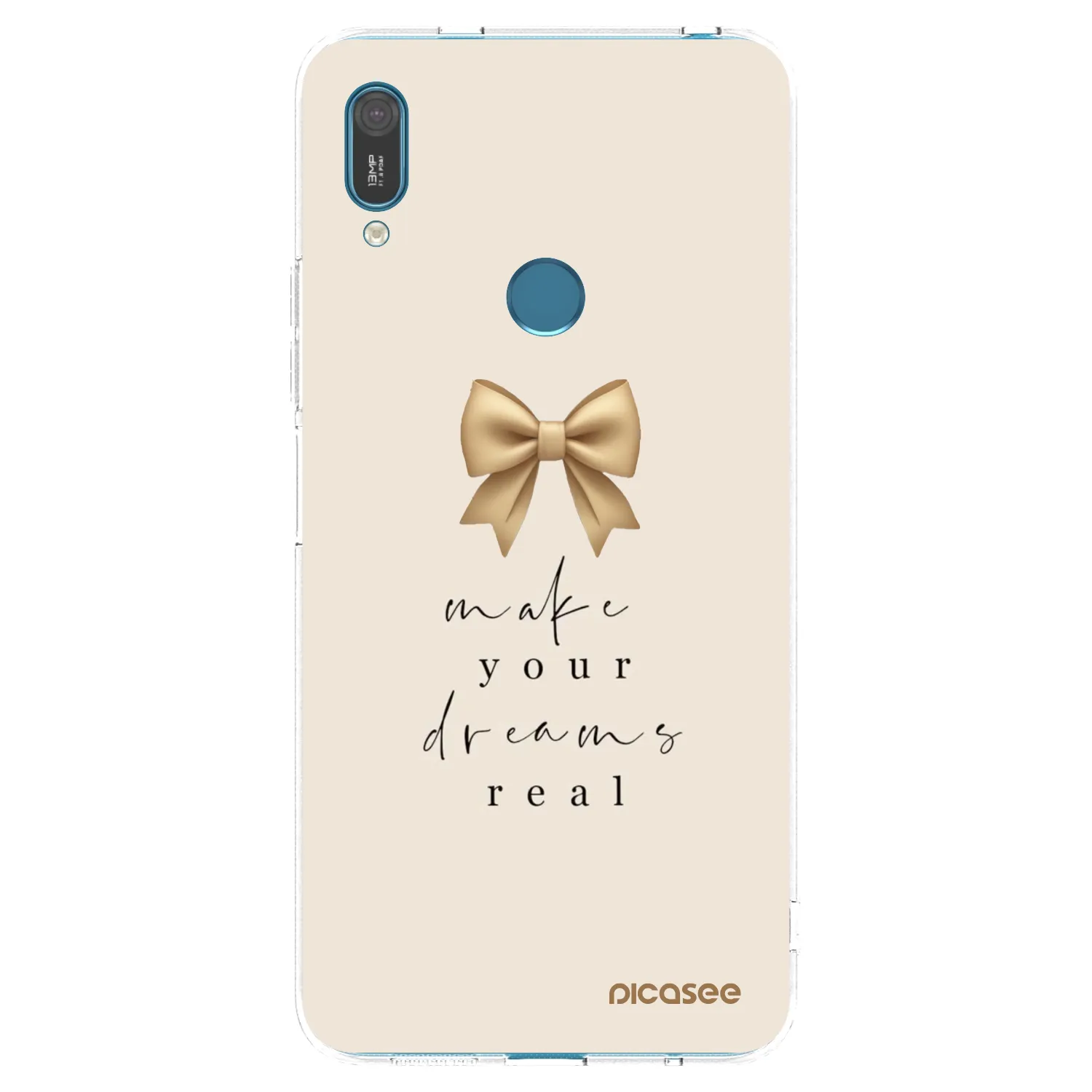 Picasee διαφανής θήκη σιλικόνης Huawei Y7 2019 - Golden Dream