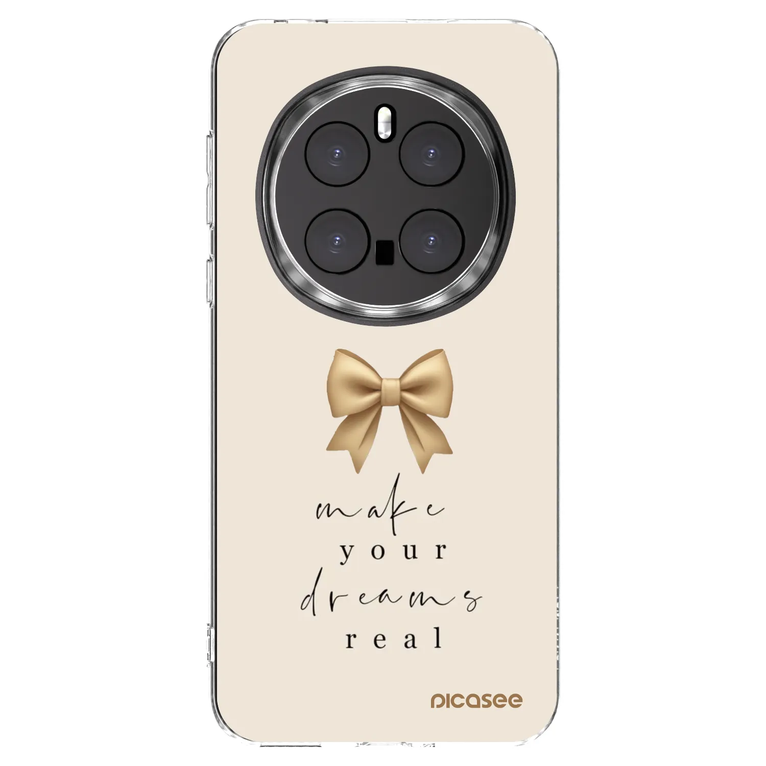 Picasee διαφανής θήκη σιλικόνης Honor Magic7 Pro 5G - Golden Dream