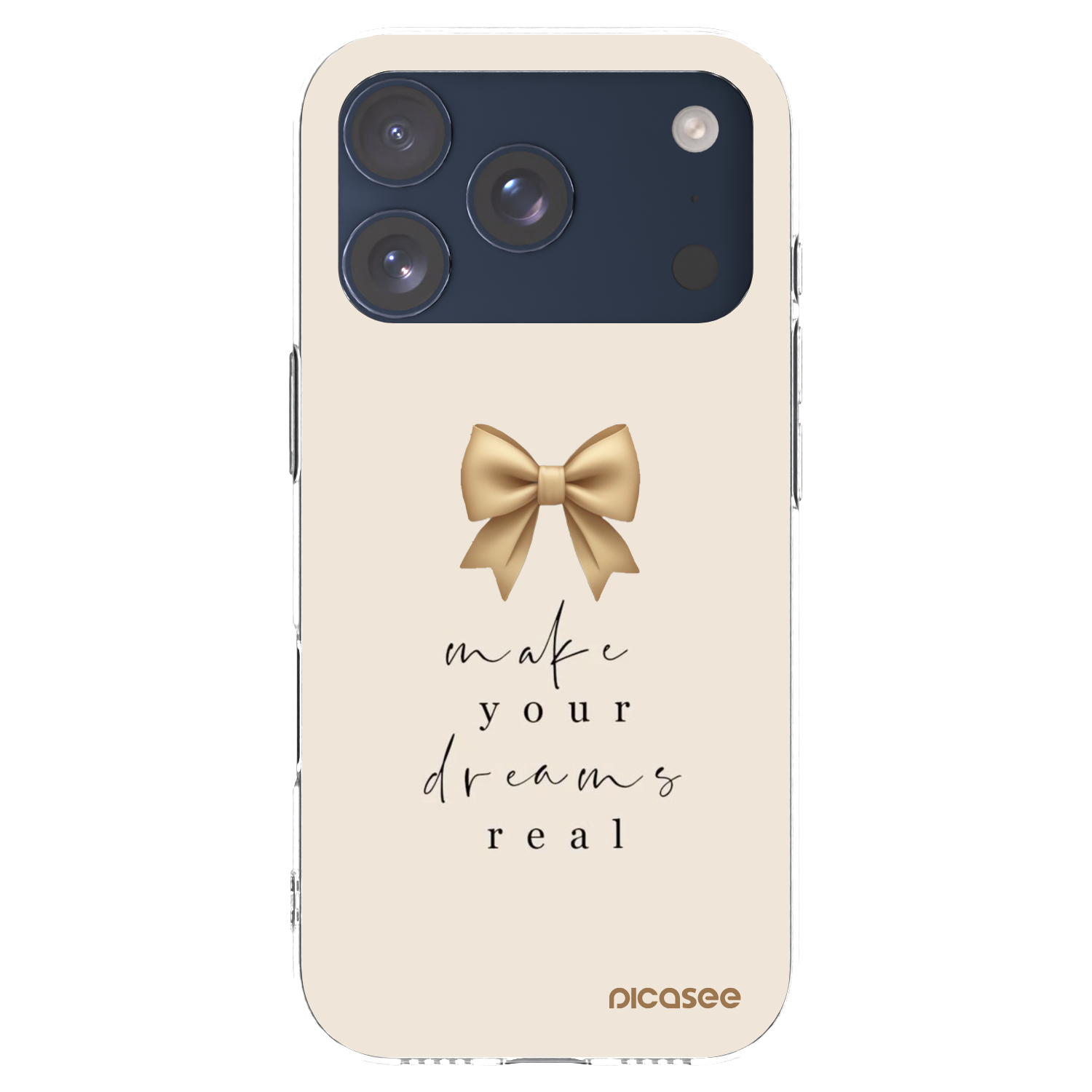 Picasee διαφανής θήκη σιλικόνης Apple iPhone 17 Pro - Golden Dream