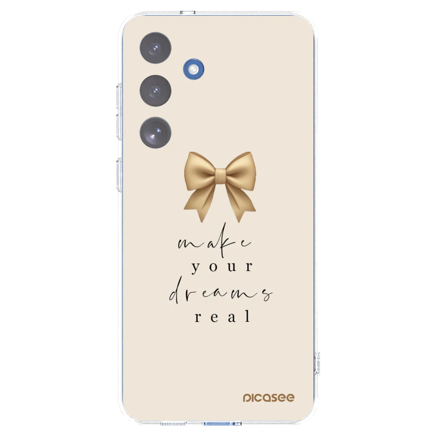Picasee διαφανής θήκη σιλικόνης Samsung Galaxy S25 FE 5G - Golden Dream