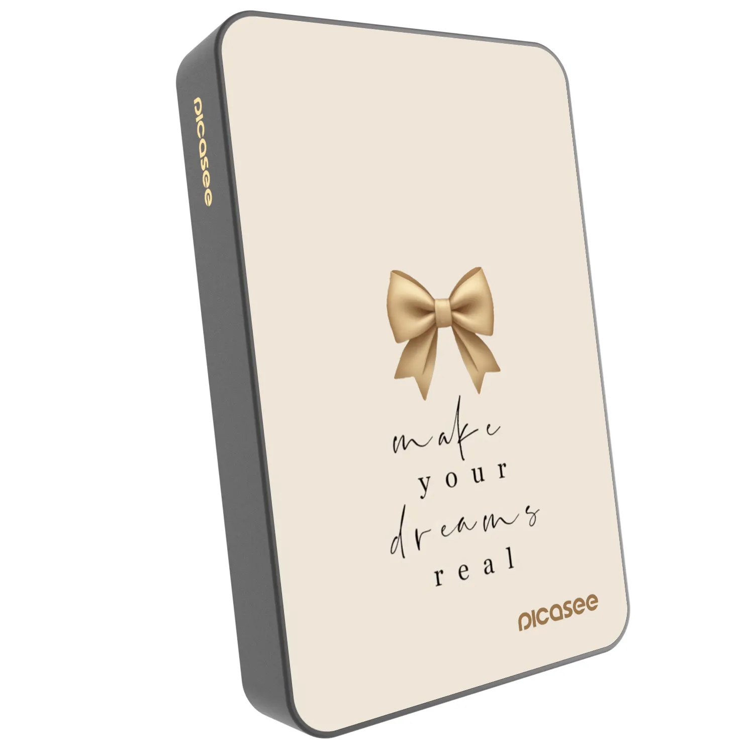 Picasee Powerbank με MagSafe 10 000 mAh Γκρί - Golden Dream