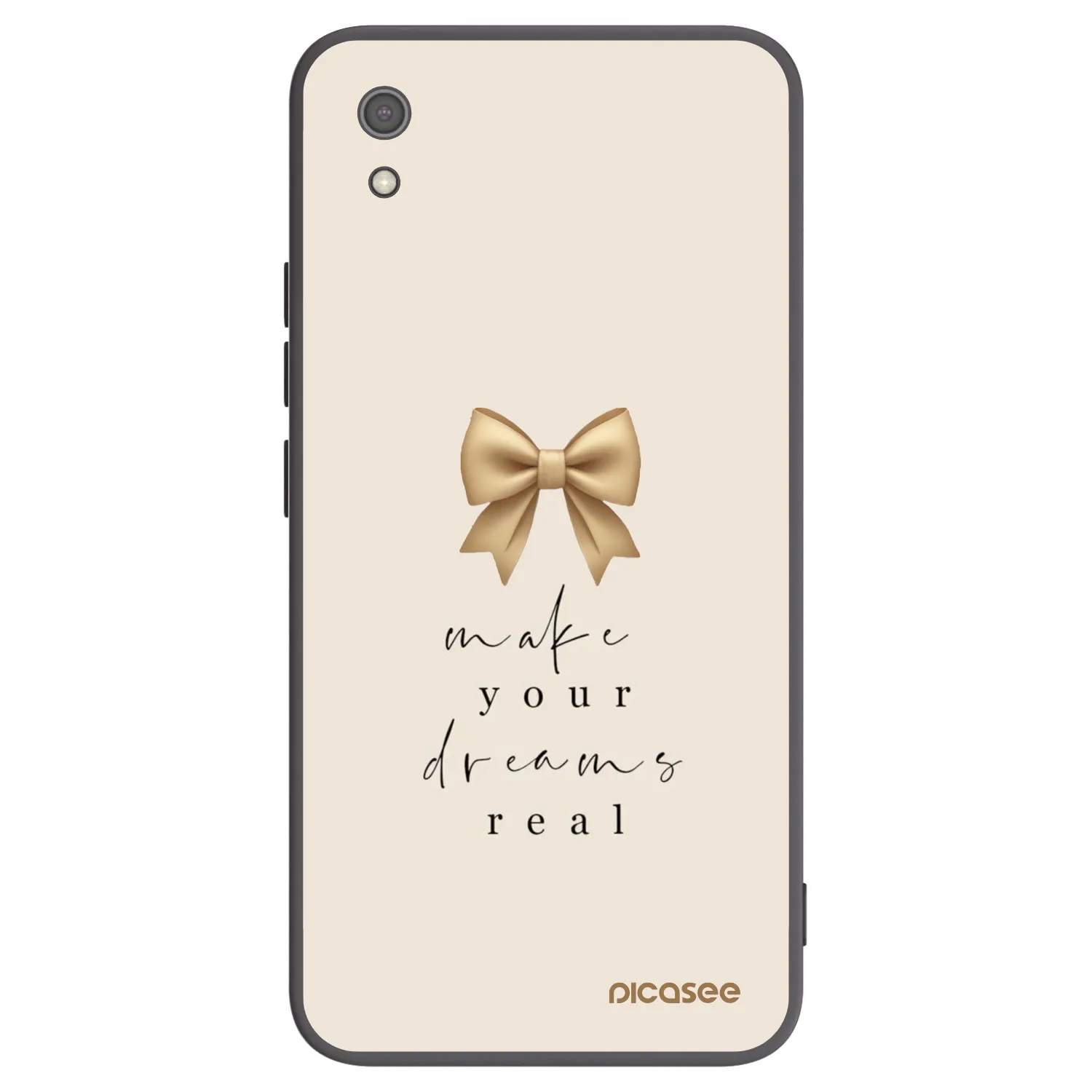 Picasee Μαύρη θήκη σιλικόνης για Xiaomi Redmi 7A - Golden Dream