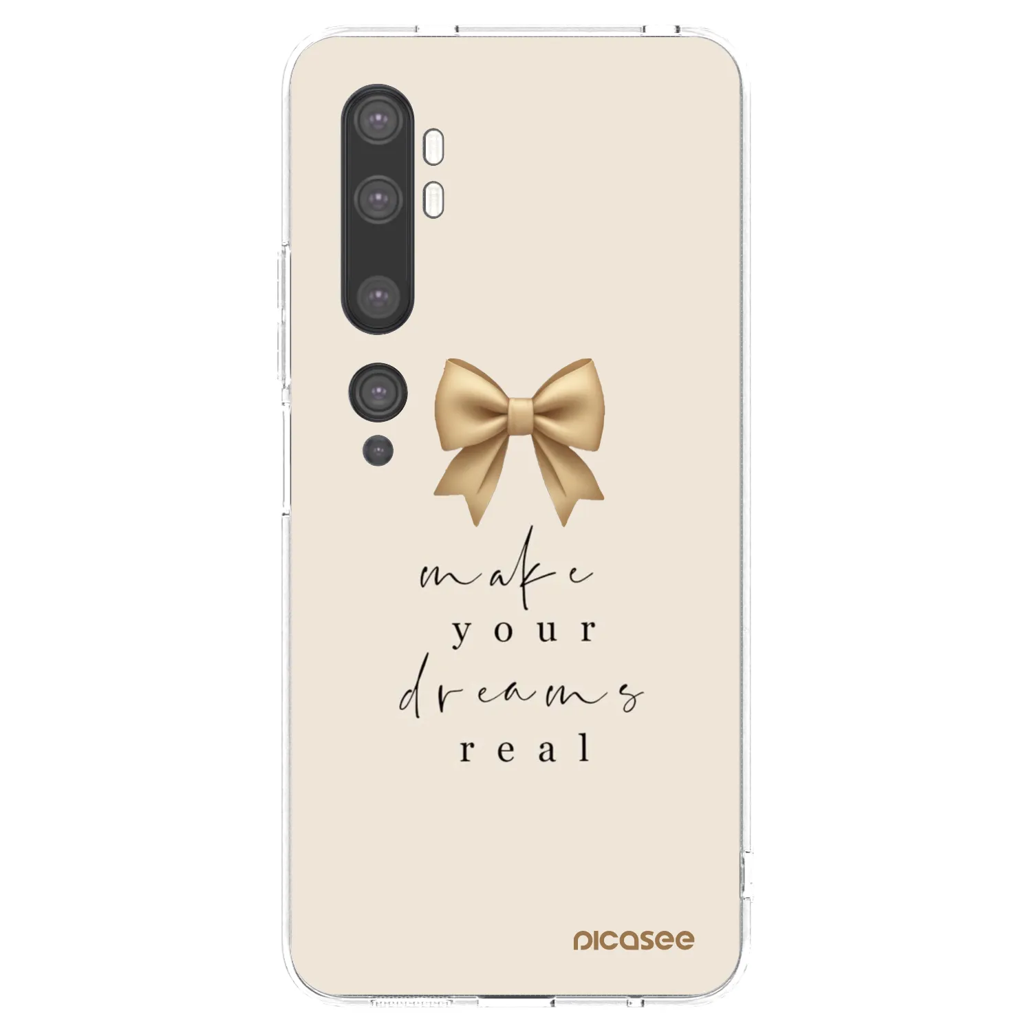 Picasee διαφανής θήκη σιλικόνης Xiaomi Mi Note 10 (Pro) - Golden Dream