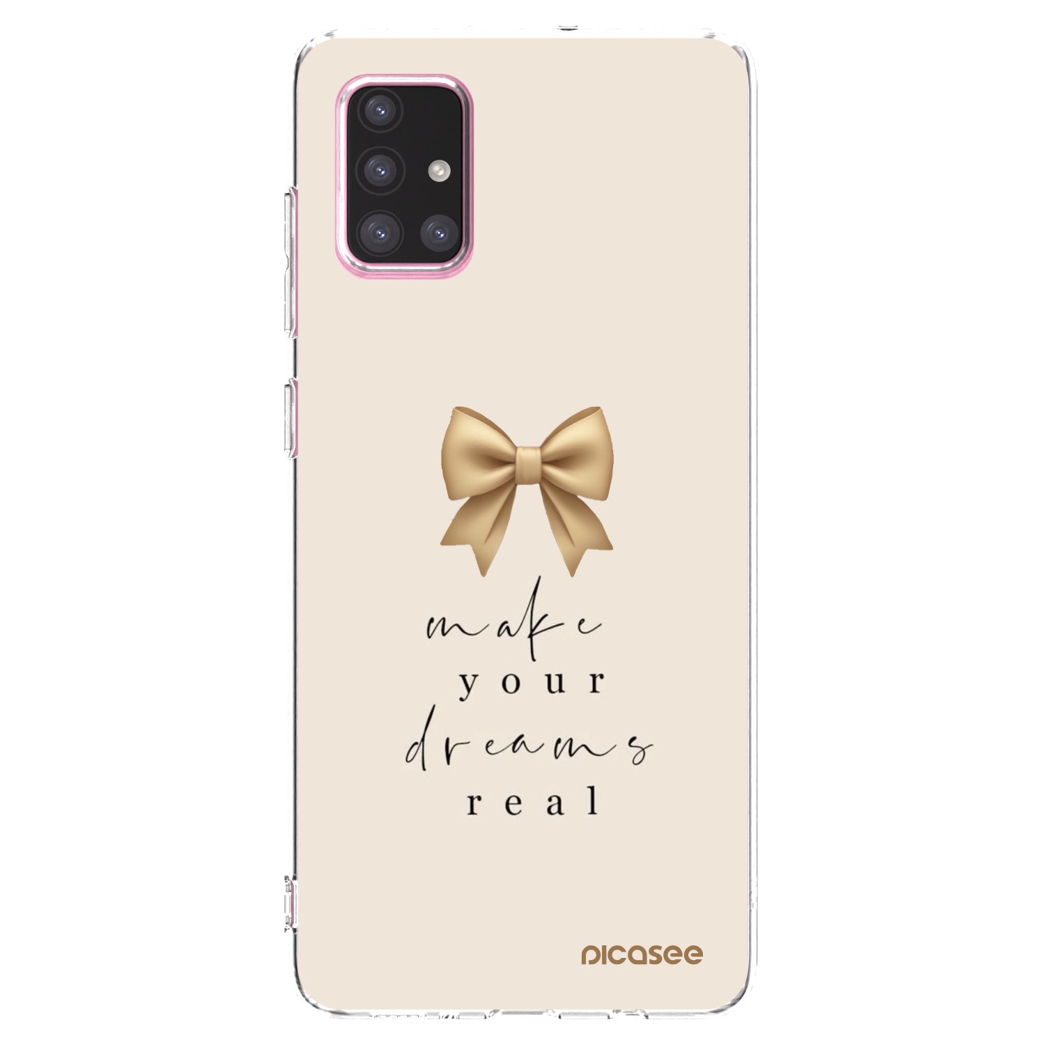 Picasee διαφανής θήκη σιλικόνης Samsung Galaxy A71 A715F - Golden Dream