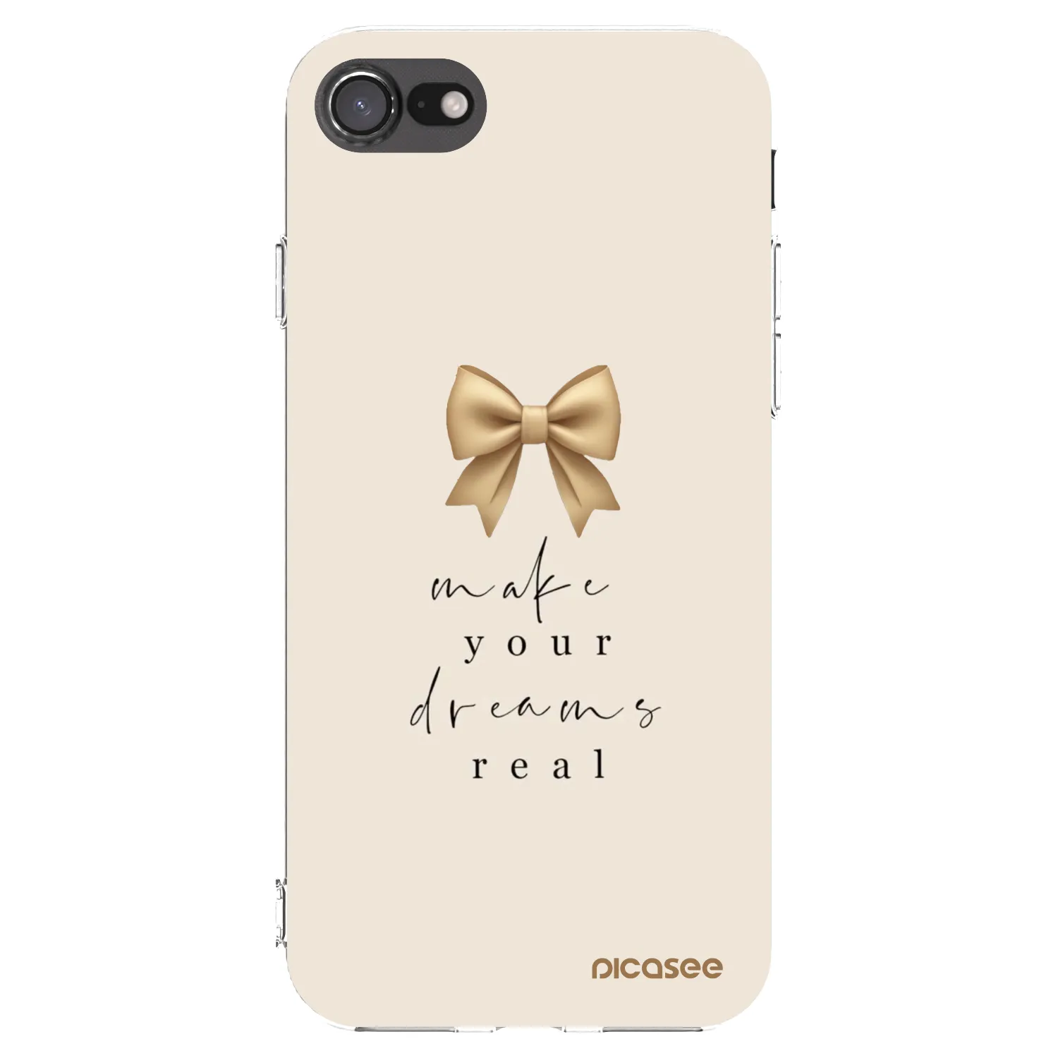 Picasee διαφανής θήκη σιλικόνης Apple iPhone SE 2020 - Golden Dream