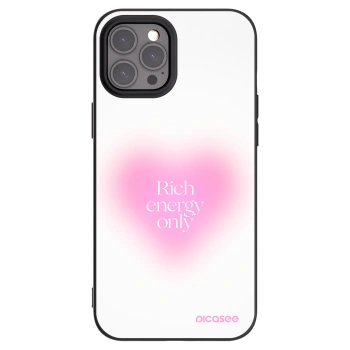 Picasee Μαύρη θήκη σιλικόνης για Apple iPhone 12 Pro Max - Rich Energy