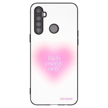 Picasee Μαύρη θήκη σιλικόνης για Realme 5 - Rich Energy