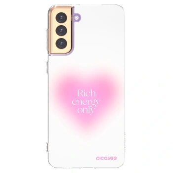 Picasee διαφανής θήκη σιλικόνης Samsung Galaxy S21+ 5G G996F - Rich Energy