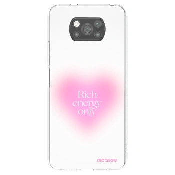 Picasee Μαύρη θήκη σιλικόνης για Xiaomi Poco X3 Pro - Rich Energy