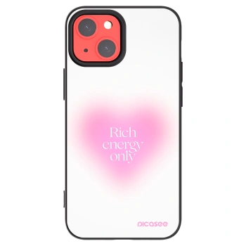Picasee Μαύρη θήκη σιλικόνης για Apple iPhone 13 mini - Rich Energy