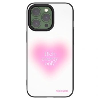 Picasee Μαύρη θήκη σιλικόνης για Apple iPhone 13 Pro - Rich Energy