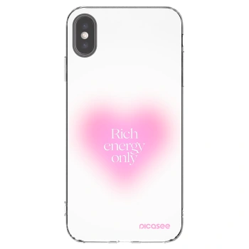 Picasee διαφανής θήκη σιλικόνης Apple iPhone XS Max - Rich Energy
