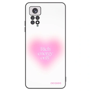 Picasee Μαύρη θήκη σιλικόνης για Xiaomi Redmi Note 11 - Rich Energy