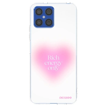 Picasee διαφανής θήκη σιλικόνης Honor X8 4G - Rich Energy