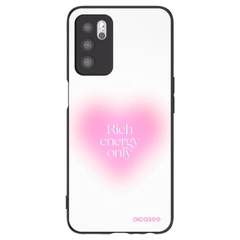 Picasee Μαύρη θήκη σιλικόνης για OPPO A16s - Rich Energy