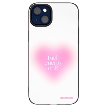Picasee Μαύρη θήκη σιλικόνης για Apple iPhone 14 Plus - Rich Energy