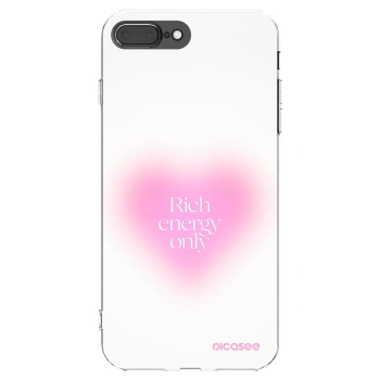 Picasee διαφανής θήκη σιλικόνης Apple iPhone 8 Plus - Rich Energy