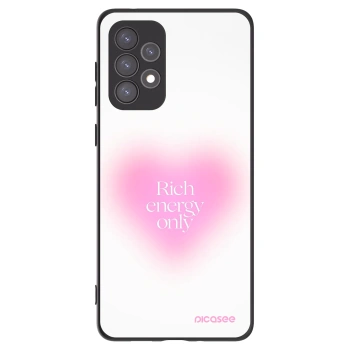 Picasee Μαύρη θήκη σιλικόνης για Samsung Galaxy A73 5G - Rich Energy