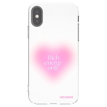 Picasee διαφανής θήκη σιλικόνης Apple iPhone X/XS - Rich Energy