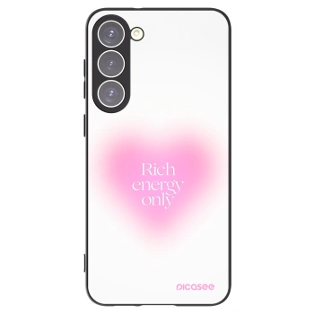Picasee Μαύρη θήκη σιλικόνης για Samsung Galaxy S23+ 5G - Rich Energy