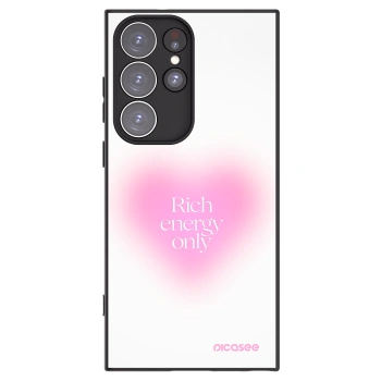 Picasee Μαύρη θήκη σιλικόνης για Samsung Galaxy S23 Ultra 5G - Rich Energy