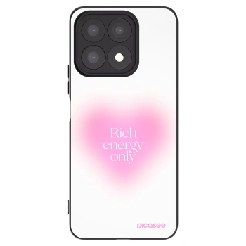 Picasee Μαύρη θήκη σιλικόνης για Honor X8a - Rich Energy