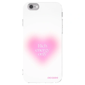 Picasee διαφανής θήκη σιλικόνης Apple iPhone 6/6S - Rich Energy