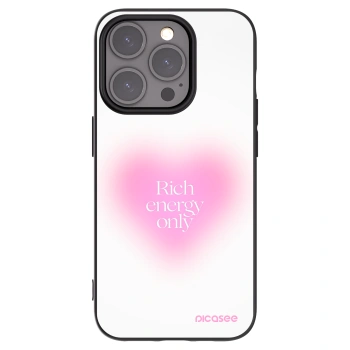 Picasee Μαύρη θήκη σιλικόνης για Apple iPhone 15 Pro - Rich Energy