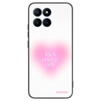 Picasee Μαύρη θήκη σιλικόνης για Honor 70 Lite - Rich Energy