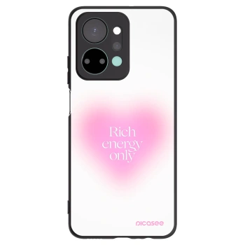 Picasee Μαύρη θήκη σιλικόνης για Honor X7a - Rich Energy