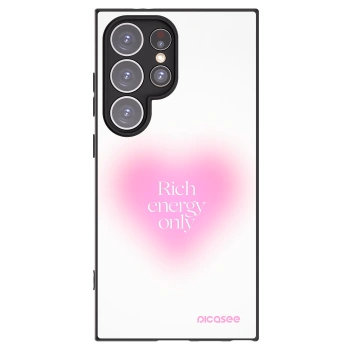 Picasee Μαύρη θήκη σιλικόνης για Samsung Galaxy S24 Ultra S928B 5G - Rich Energy