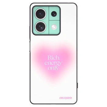 Picasee Μαύρη θήκη σιλικόνης για Xiaomi Redmi Note 13 5G - Rich Energy