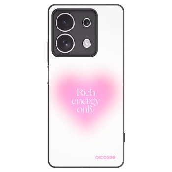 Picasee Μαύρη θήκη σιλικόνης για Xiaomi Redmi Note 13 4G - Rich Energy