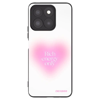 Picasee Μαύρη θήκη σιλικόνης για Honor X8b - Rich Energy