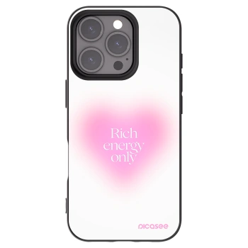 Picasee Μαύρη θήκη σιλικόνης για Apple iPhone 16 Pro - Rich Energy