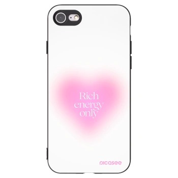 Picasee Μαύρη θήκη σιλικόνης για Apple iPhone 8 - Rich Energy