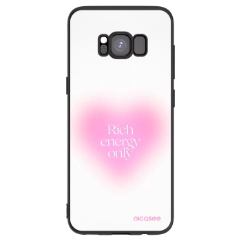 Picasee Μαύρη θήκη σιλικόνης για Samsung Galaxy S8 G950F - Rich Energy
