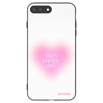 Picasee Μαύρη θήκη σιλικόνης για Apple iPhone 8 Plus - Rich Energy
