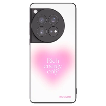 Picasee Μαύρη θήκη σιλικόνης για OnePlus 12 5G - Rich Energy