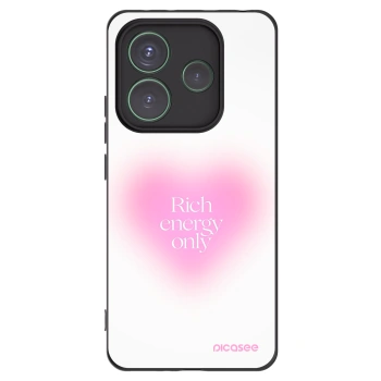 Picasee Μαύρη θήκη σιλικόνης για Xiaomi Redmi Note 14 5G - Rich Energy
