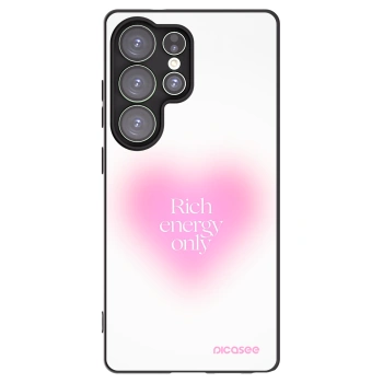 Picasee Μαύρη θήκη σιλικόνης για Samsung Galaxy S25 Ultra 5G - Rich Energy